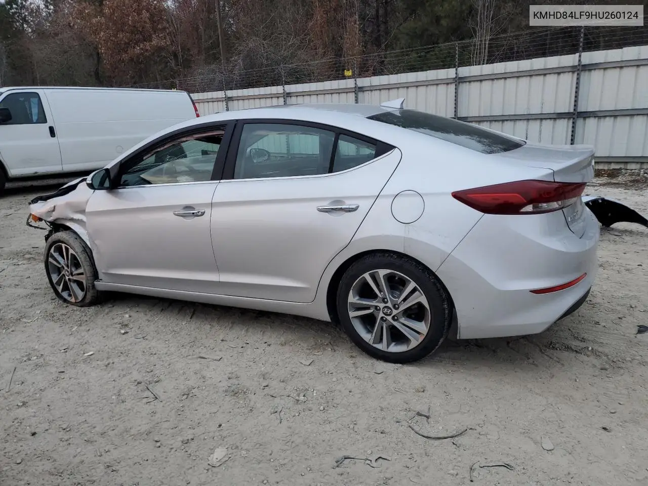 KMHD84LF9HU260124 2017 Hyundai Elantra Se