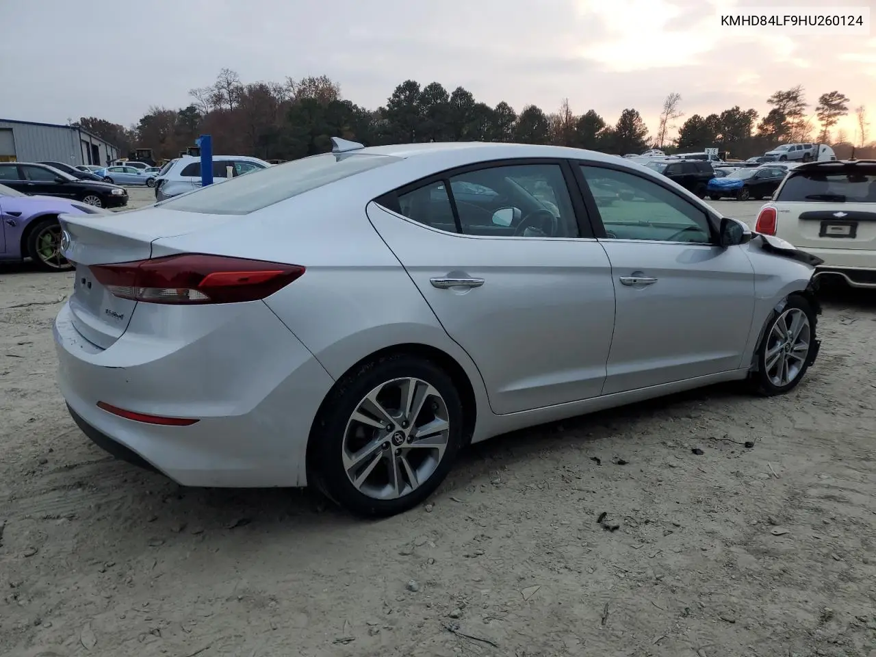 KMHD84LF9HU260124 2017 Hyundai Elantra Se