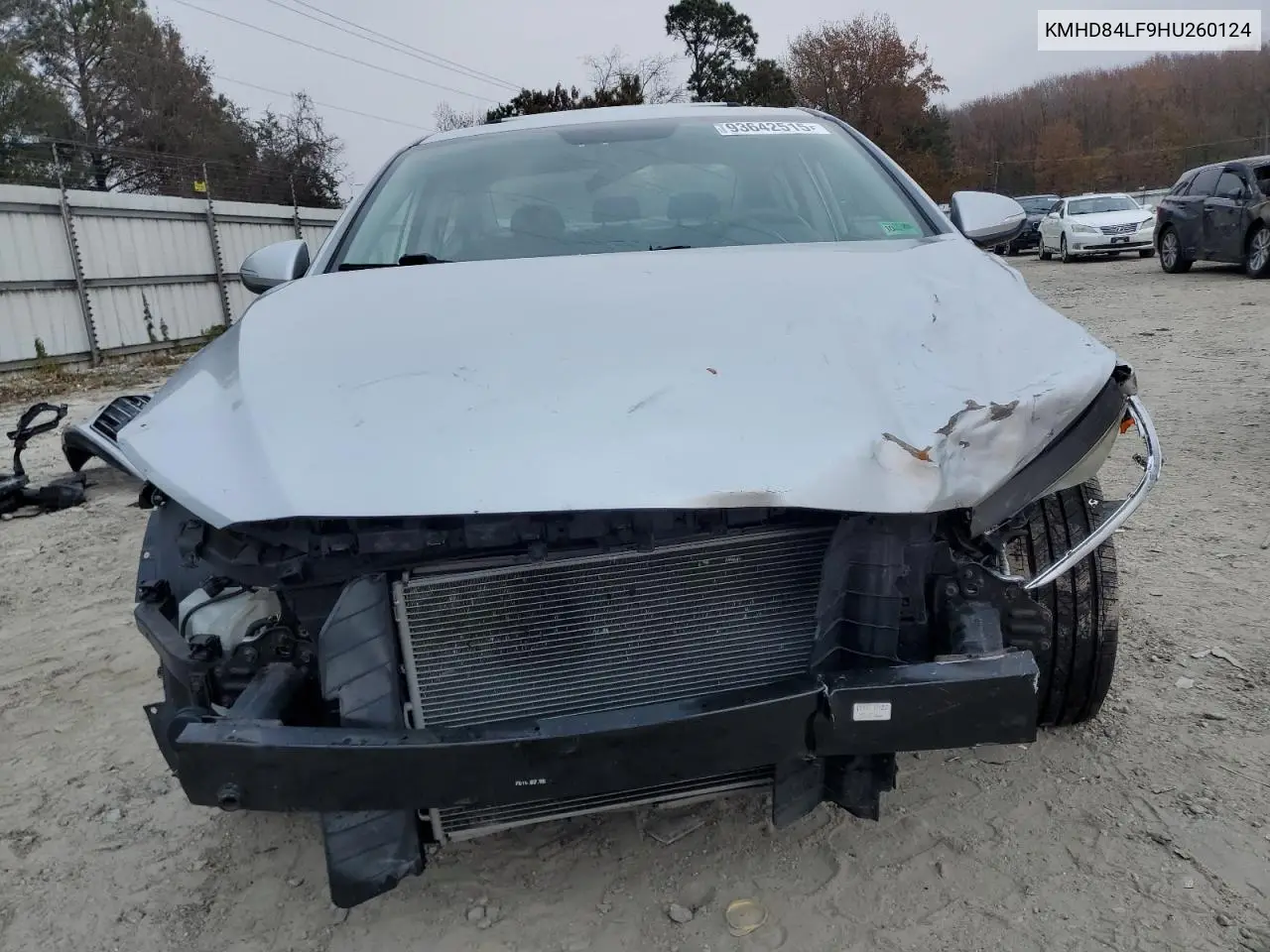 KMHD84LF9HU260124 2017 Hyundai Elantra Se