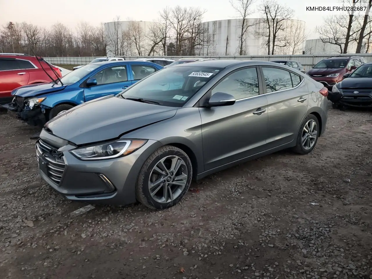 KMHD84LF9HU282687 2017 Hyundai Elantra Se