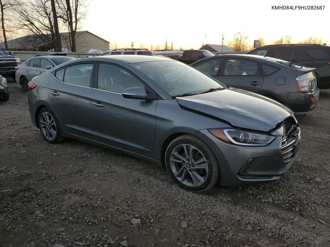 KMHD84LF9HU282687 2017 Hyundai Elantra Se