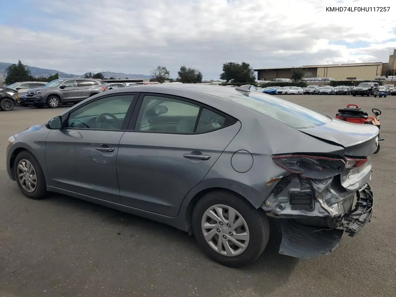 KMHD74LF0HU117257 2017 Hyundai Elantra Se