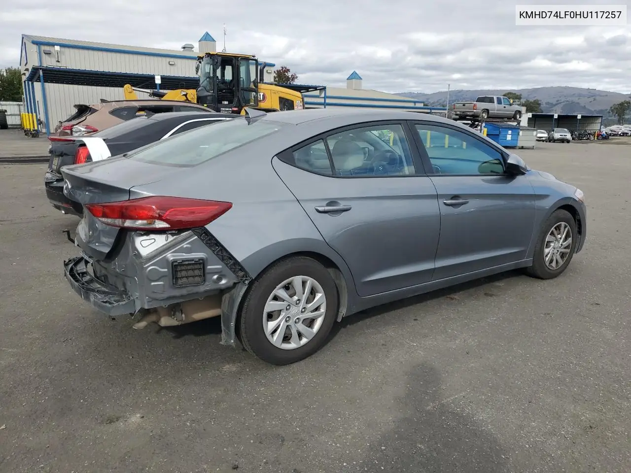 KMHD74LF0HU117257 2017 Hyundai Elantra Se