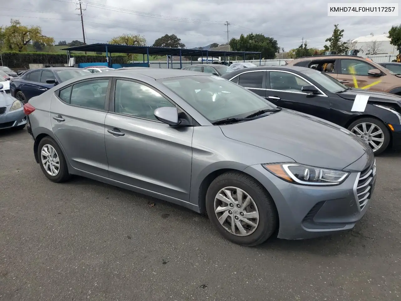 KMHD74LF0HU117257 2017 Hyundai Elantra Se