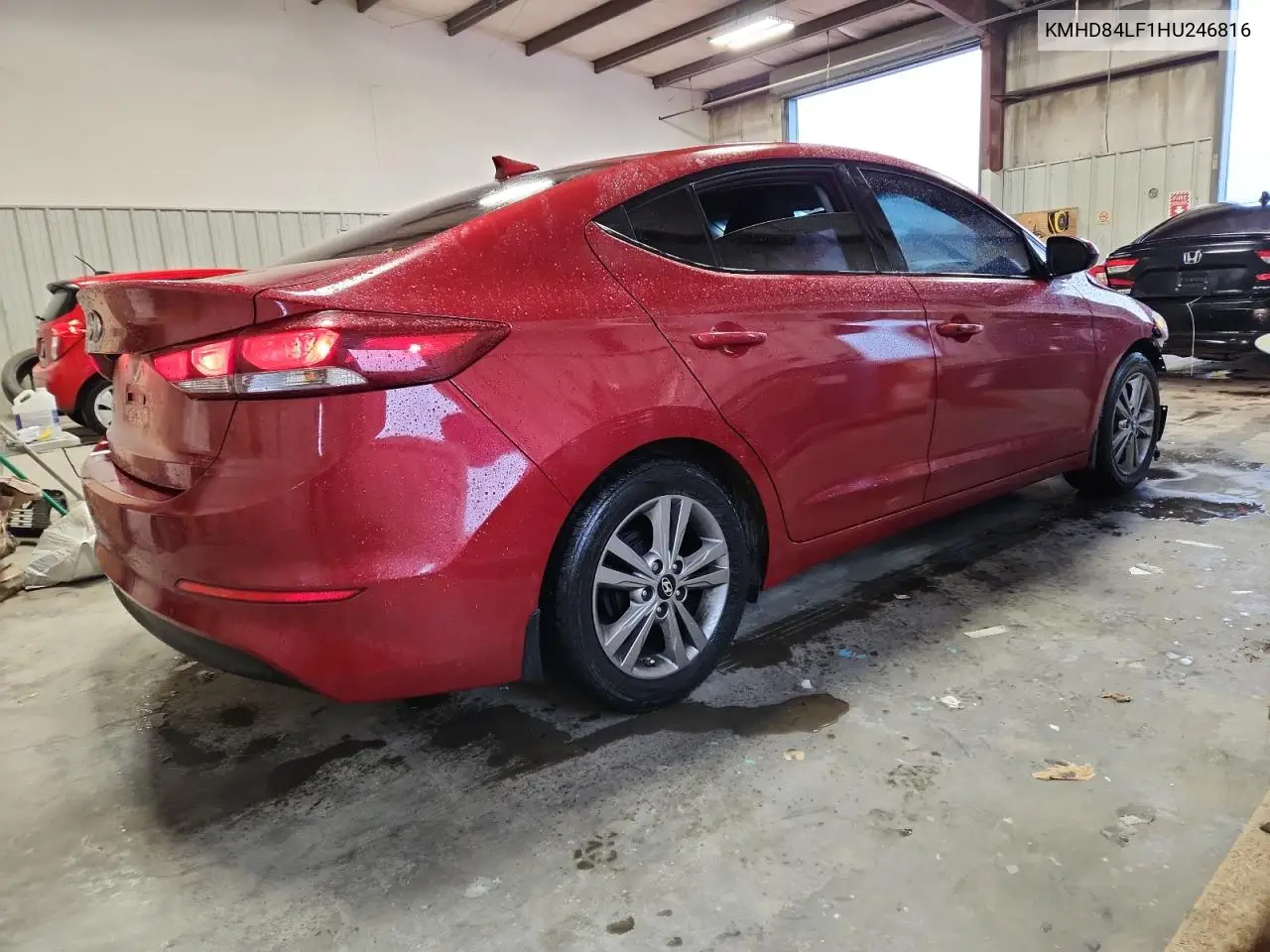 KMHD84LF1HU246816 2017 Hyundai Elantra Se