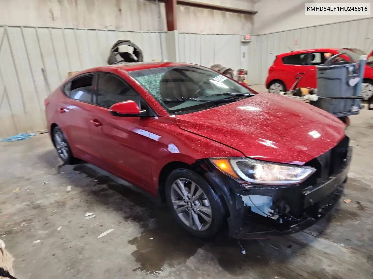 KMHD84LF1HU246816 2017 Hyundai Elantra Se