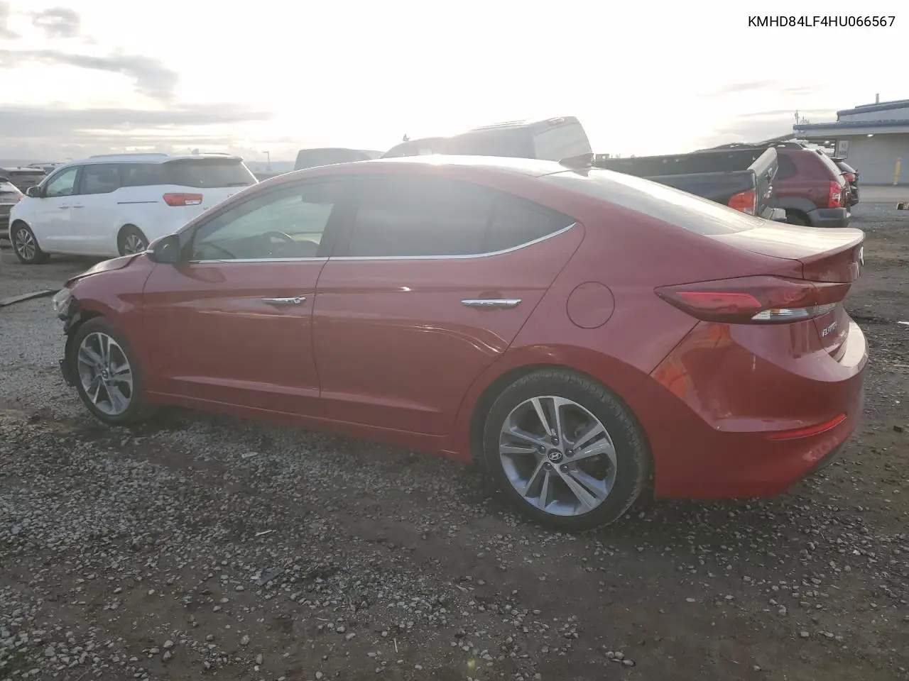 KMHD84LF4HU066567 2017 Hyundai Elantra Se