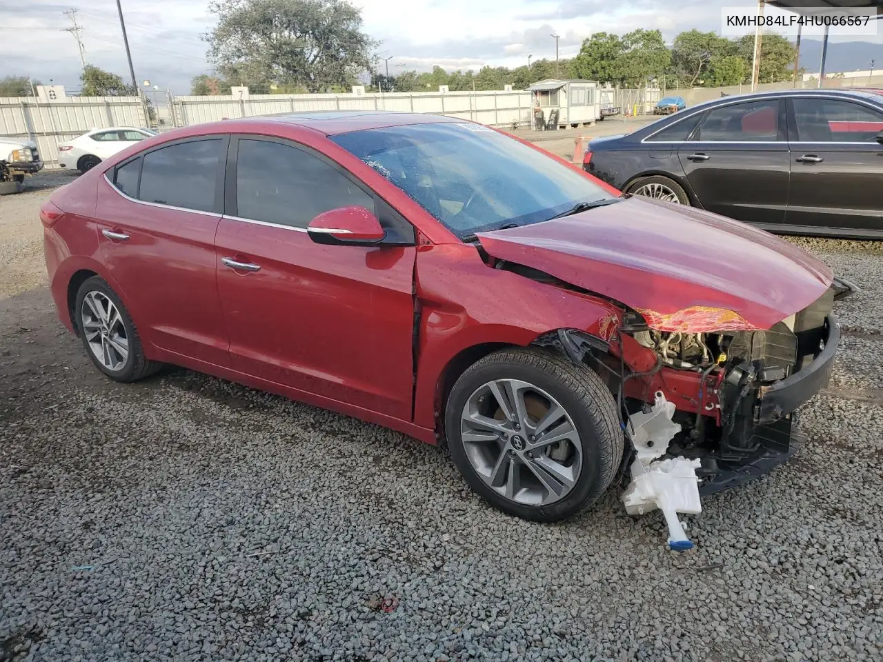 KMHD84LF4HU066567 2017 Hyundai Elantra Se
