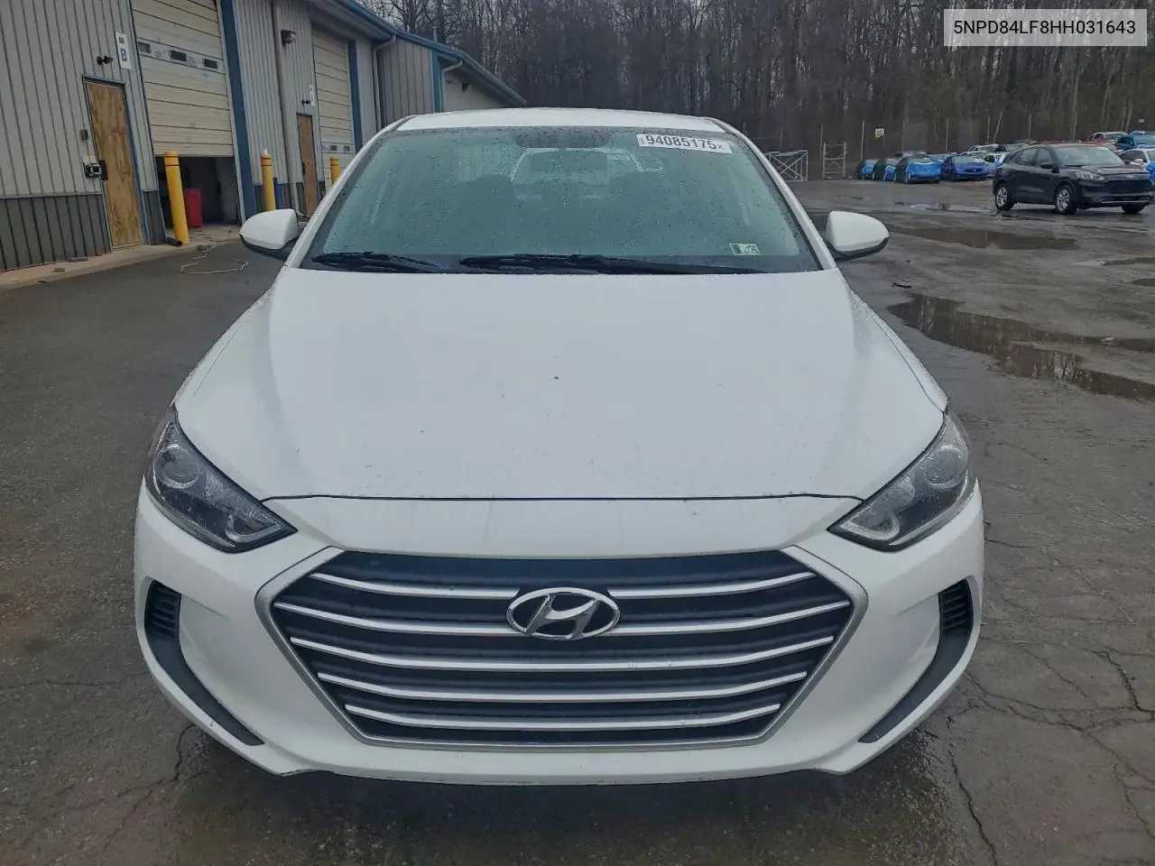 5NPD84LF8HH031643 2017 Hyundai Elantra Se
