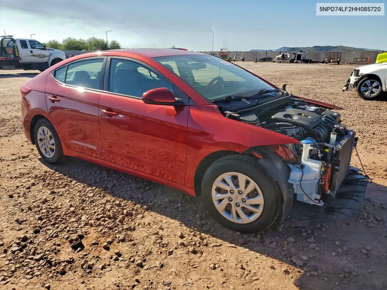 5NPD74LF2HH085720 2017 Hyundai Elantra Se