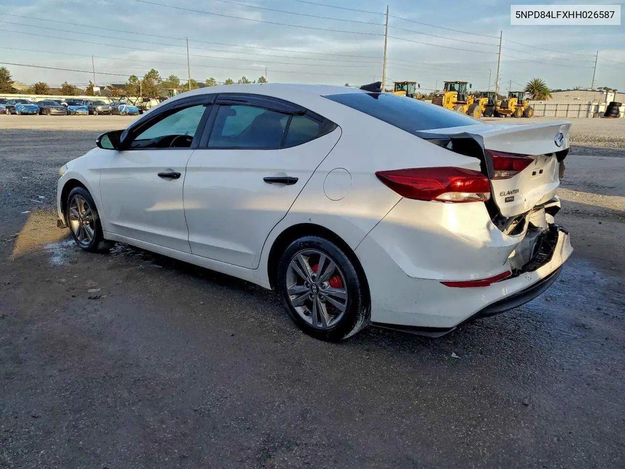 5NPD84LFXHH026587 2017 Hyundai Elantra Se