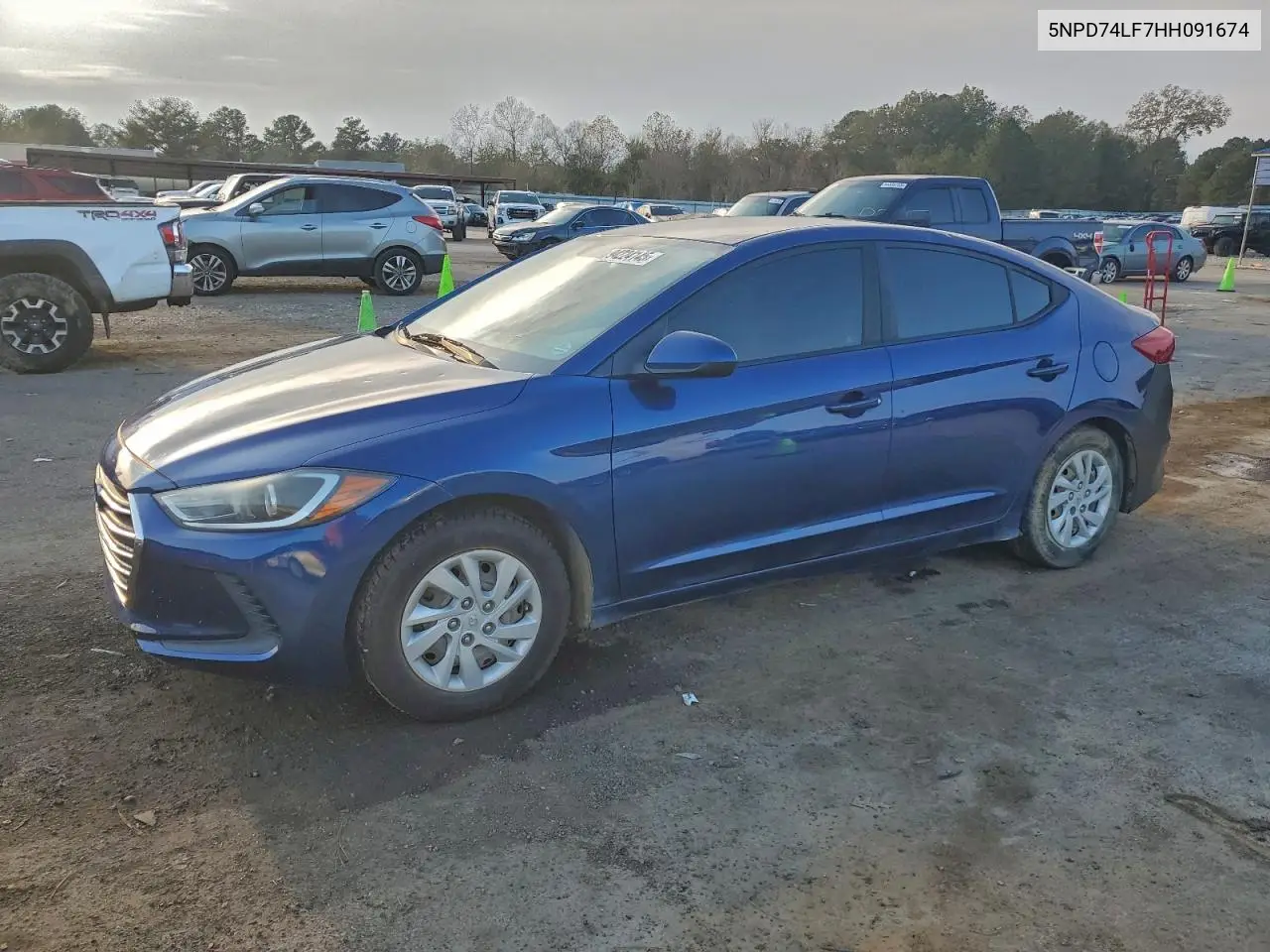 5NPD74LF7HH091674 2017 Hyundai Elantra Se