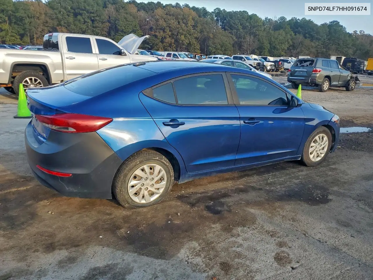 5NPD74LF7HH091674 2017 Hyundai Elantra Se
