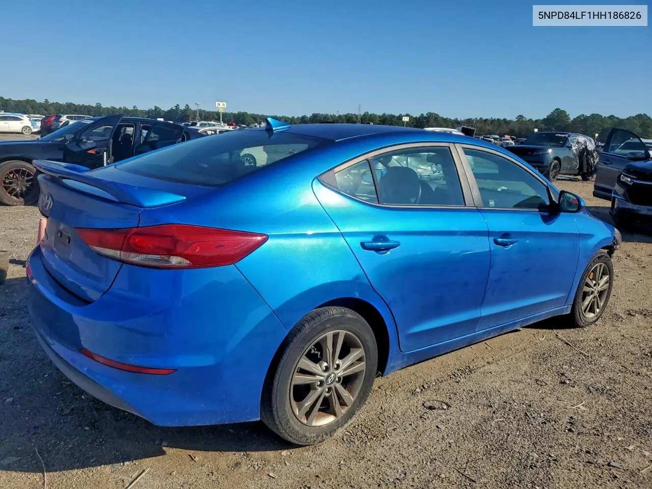 5NPD84LF1HH186826 2017 Hyundai Elantra Se