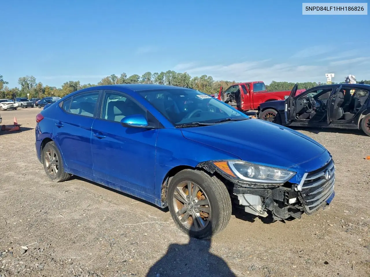 5NPD84LF1HH186826 2017 Hyundai Elantra Se