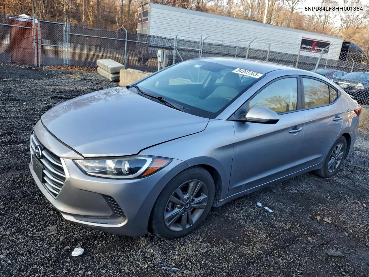 5NPD84LF8HH001364 2017 Hyundai Elantra Se
