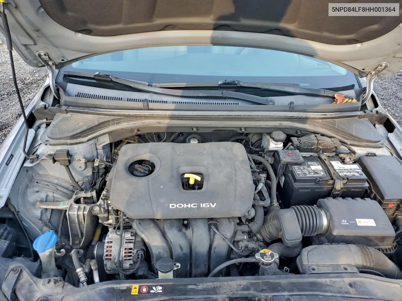 5NPD84LF8HH001364 2017 Hyundai Elantra Se