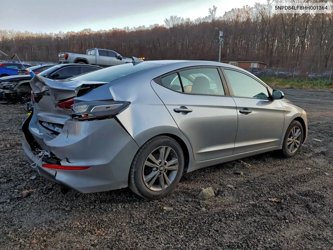 5NPD84LF8HH001364 2017 Hyundai Elantra Se