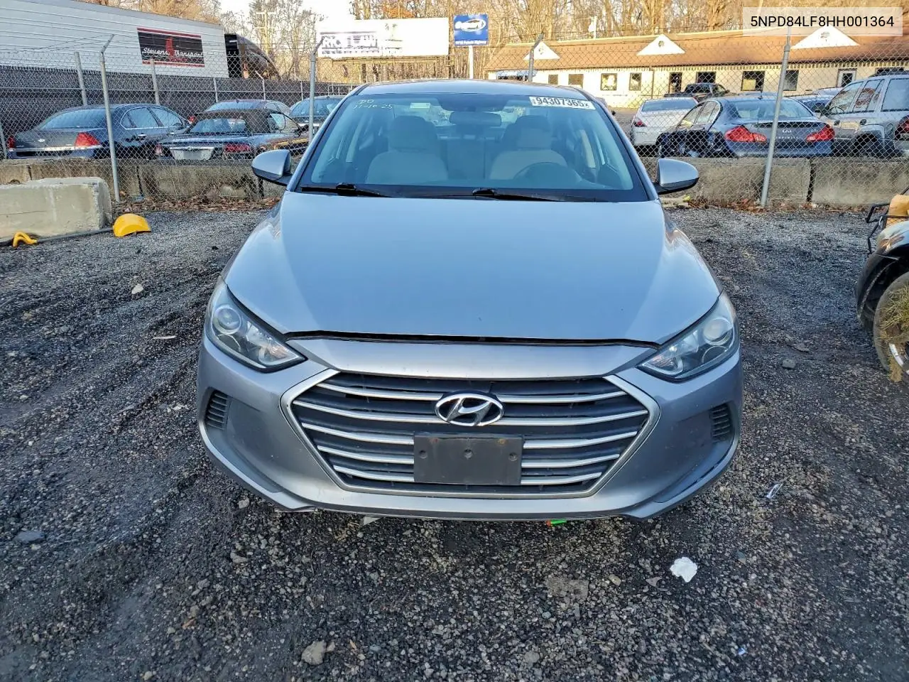 5NPD84LF8HH001364 2017 Hyundai Elantra Se