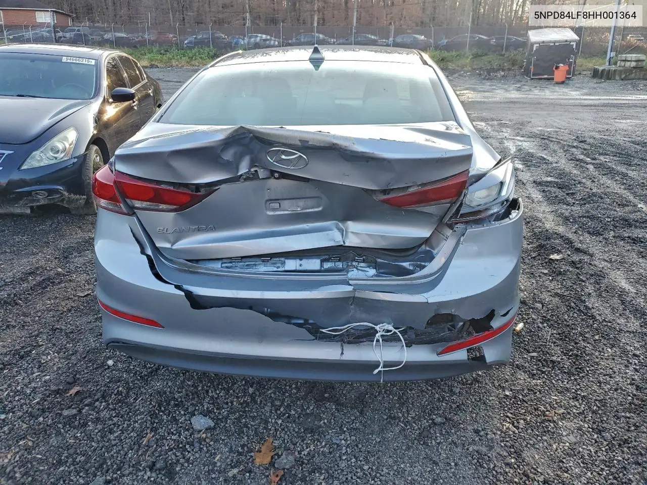 5NPD84LF8HH001364 2017 Hyundai Elantra Se