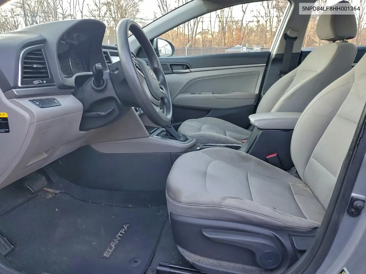 5NPD84LF8HH001364 2017 Hyundai Elantra Se