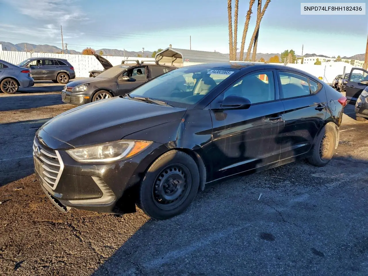 5NPD74LF8HH182436 2017 Hyundai Elantra Se