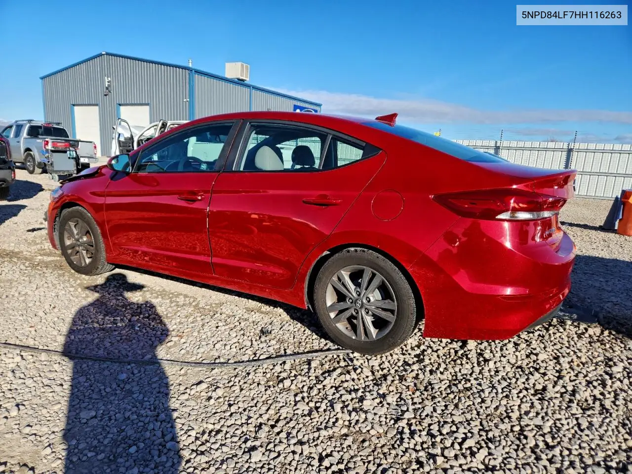 5NPD84LF7HH116263 2017 Hyundai Elantra Se