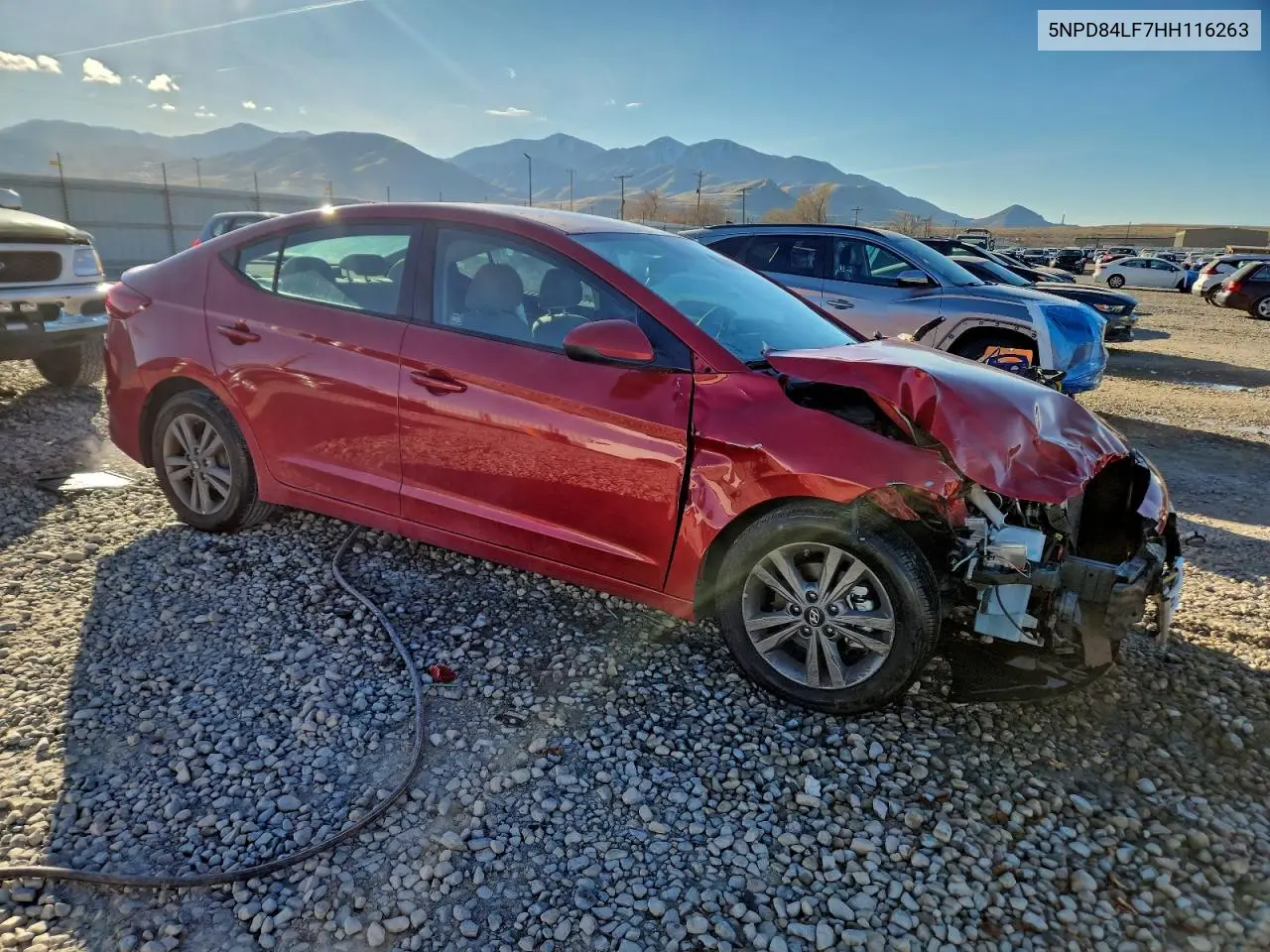 5NPD84LF7HH116263 2017 Hyundai Elantra Se