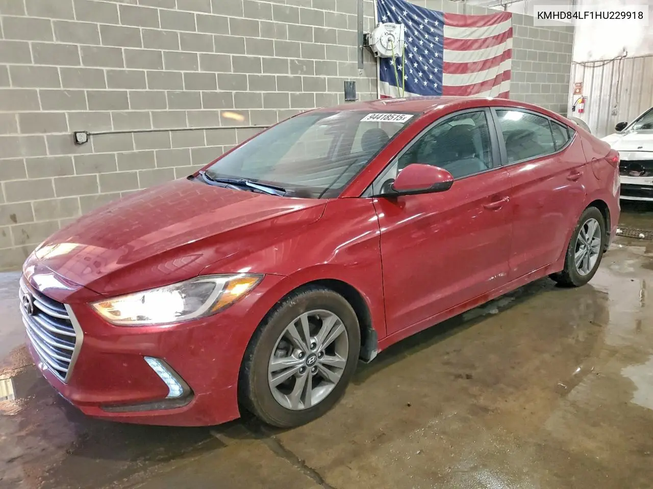 KMHD84LF1HU229918 2017 Hyundai Elantra Se