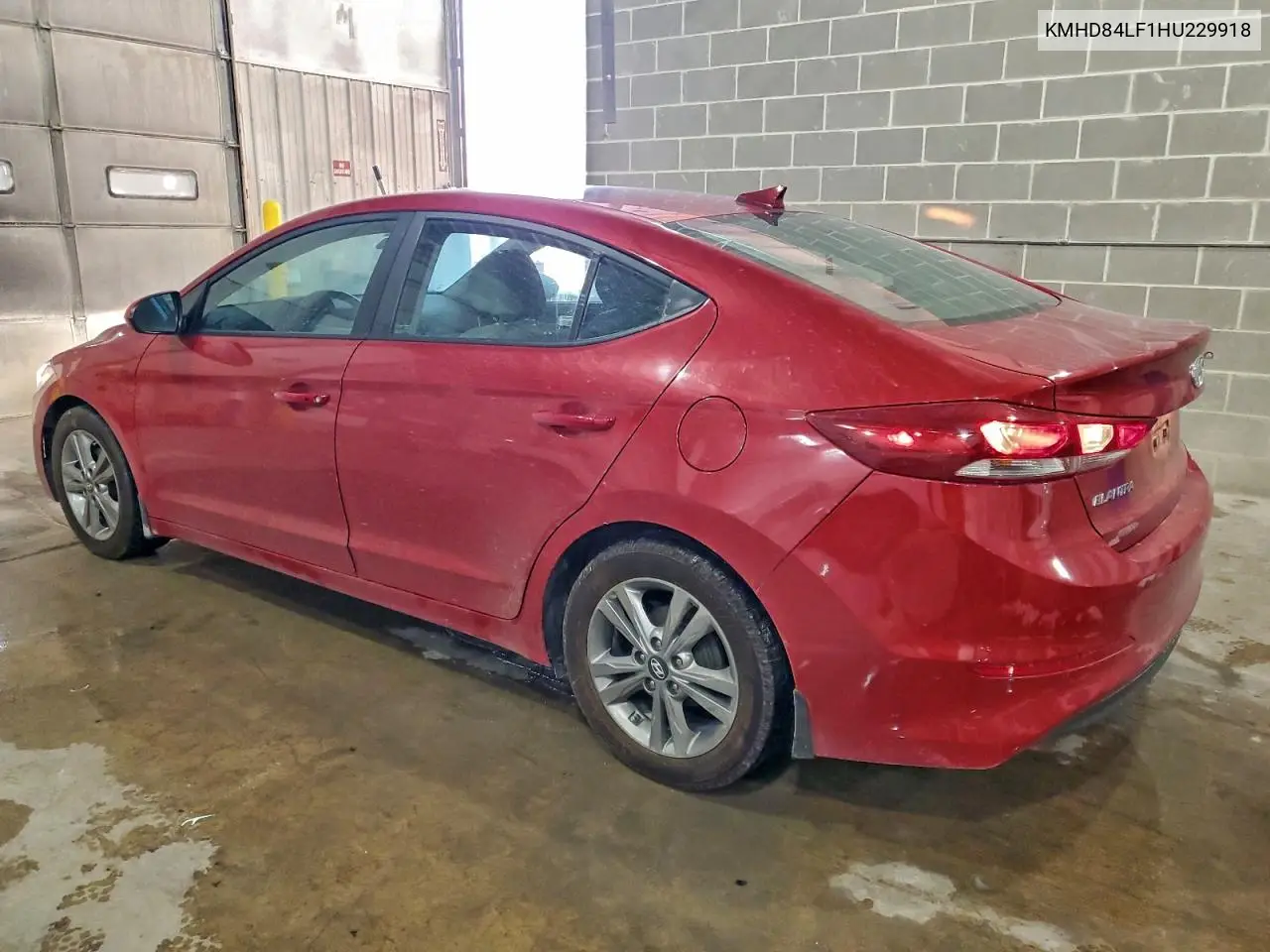 KMHD84LF1HU229918 2017 Hyundai Elantra Se