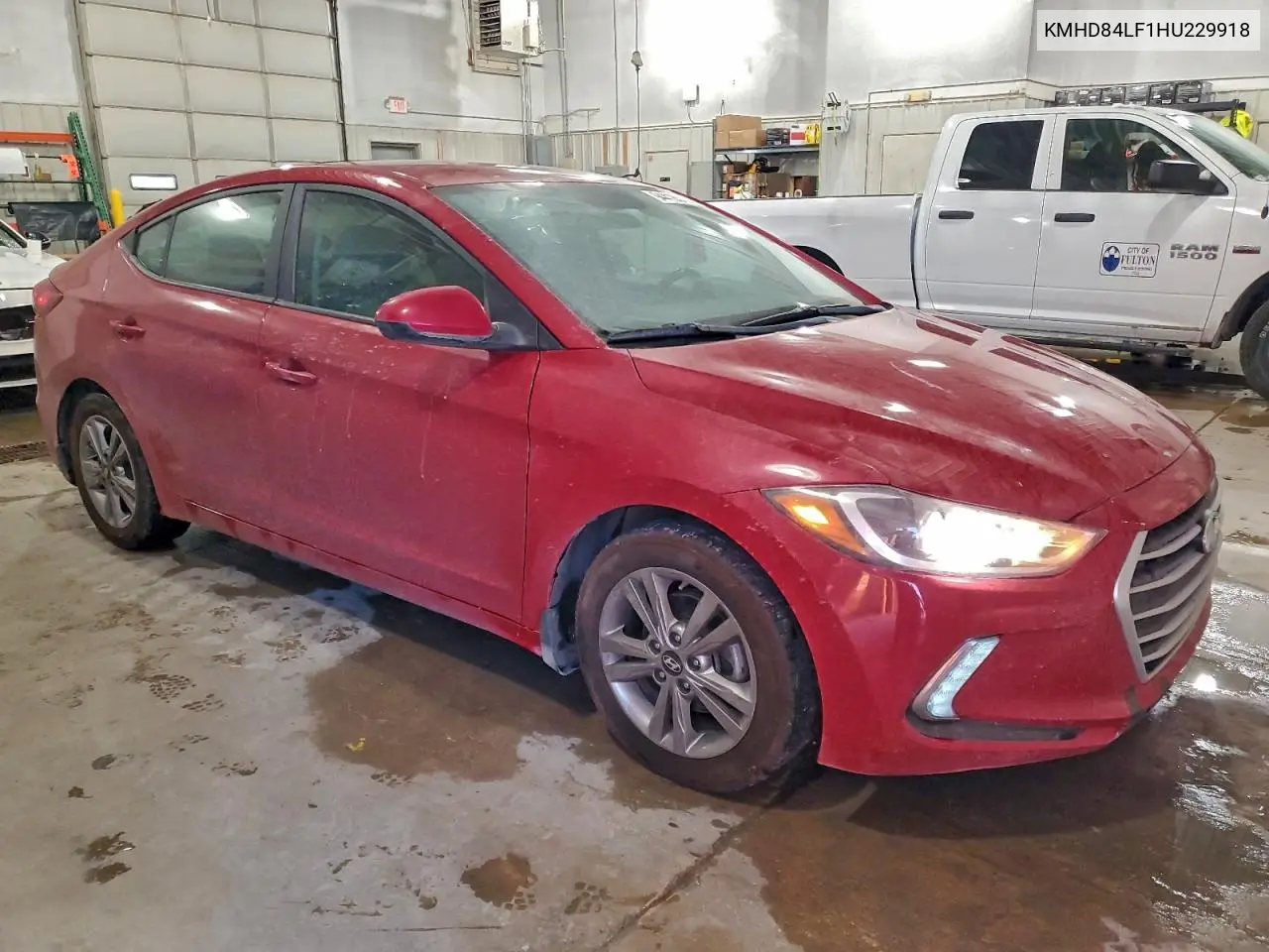 KMHD84LF1HU229918 2017 Hyundai Elantra Se