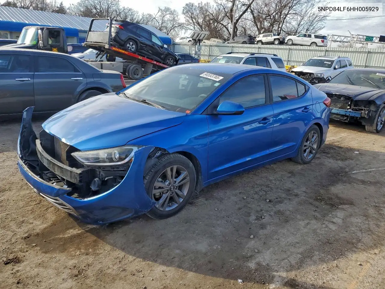 5NPD84LF6HH005929 2017 Hyundai Elantra Se