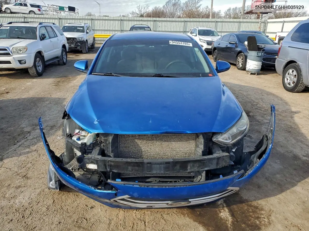 5NPD84LF6HH005929 2017 Hyundai Elantra Se