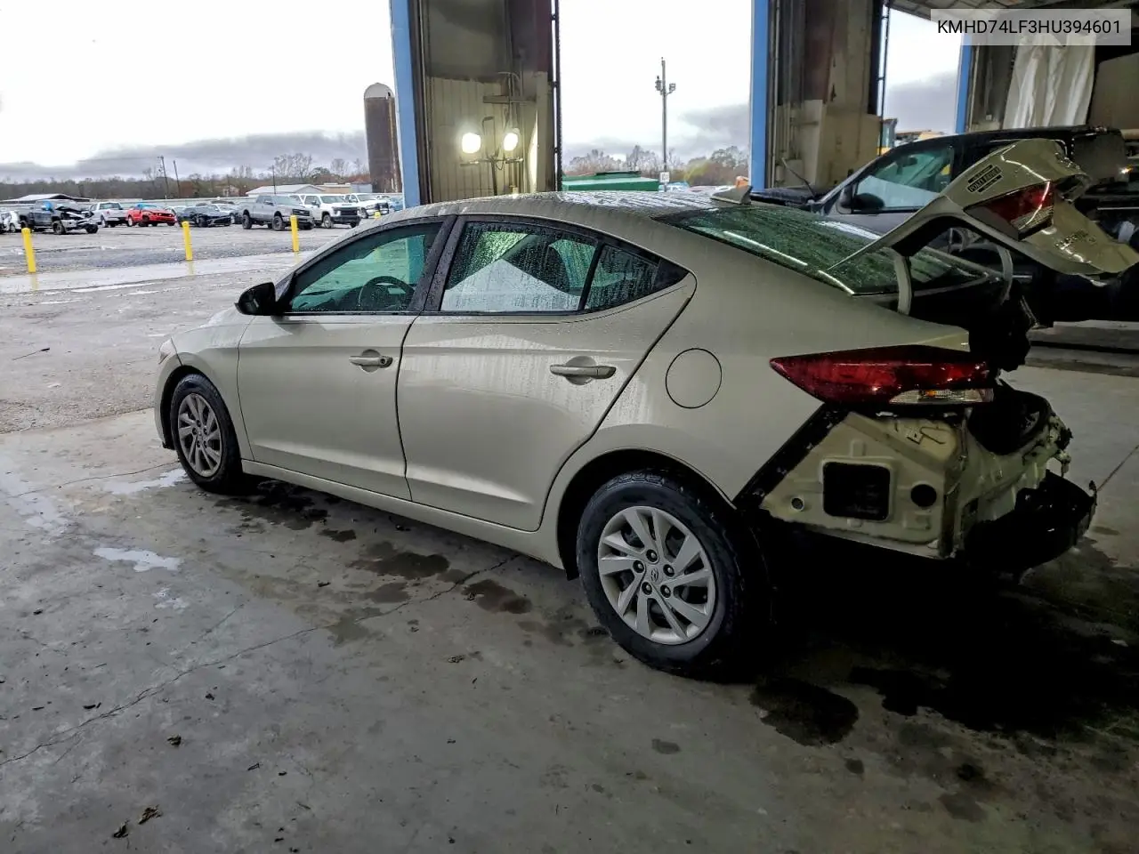 KMHD74LF3HU394601 2017 Hyundai Elantra Se