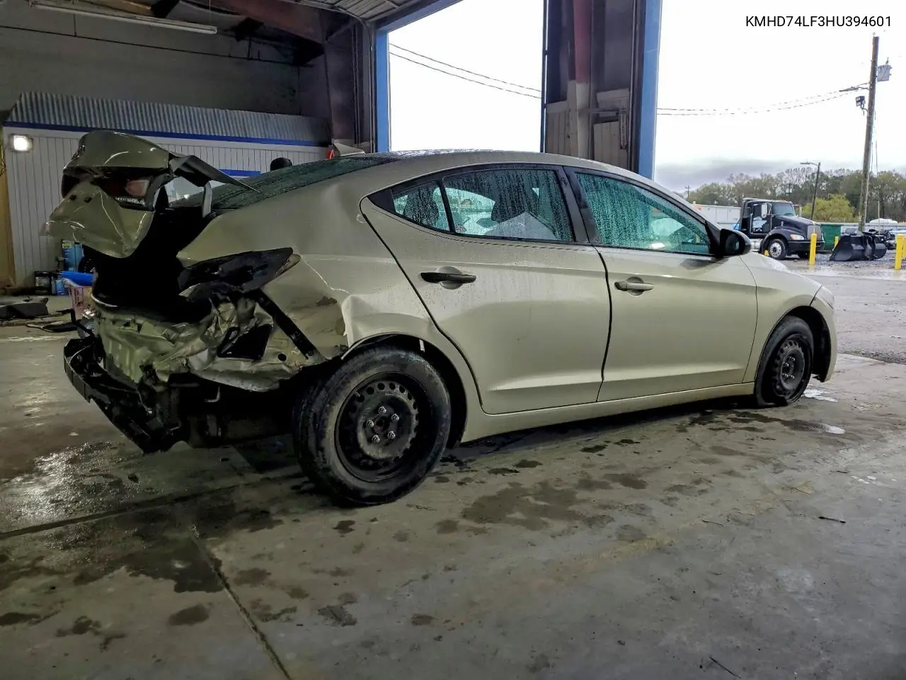 KMHD74LF3HU394601 2017 Hyundai Elantra Se