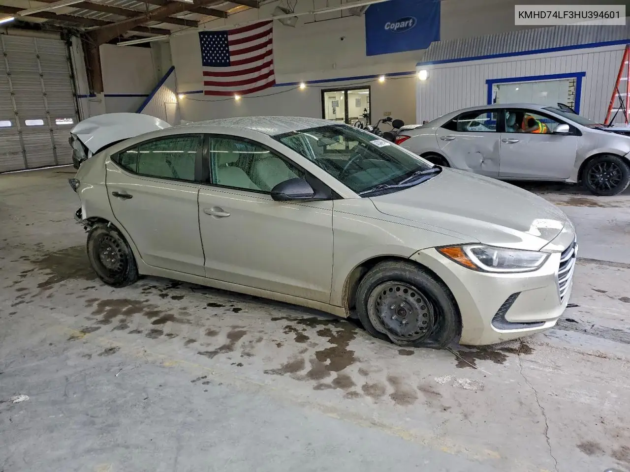 KMHD74LF3HU394601 2017 Hyundai Elantra Se