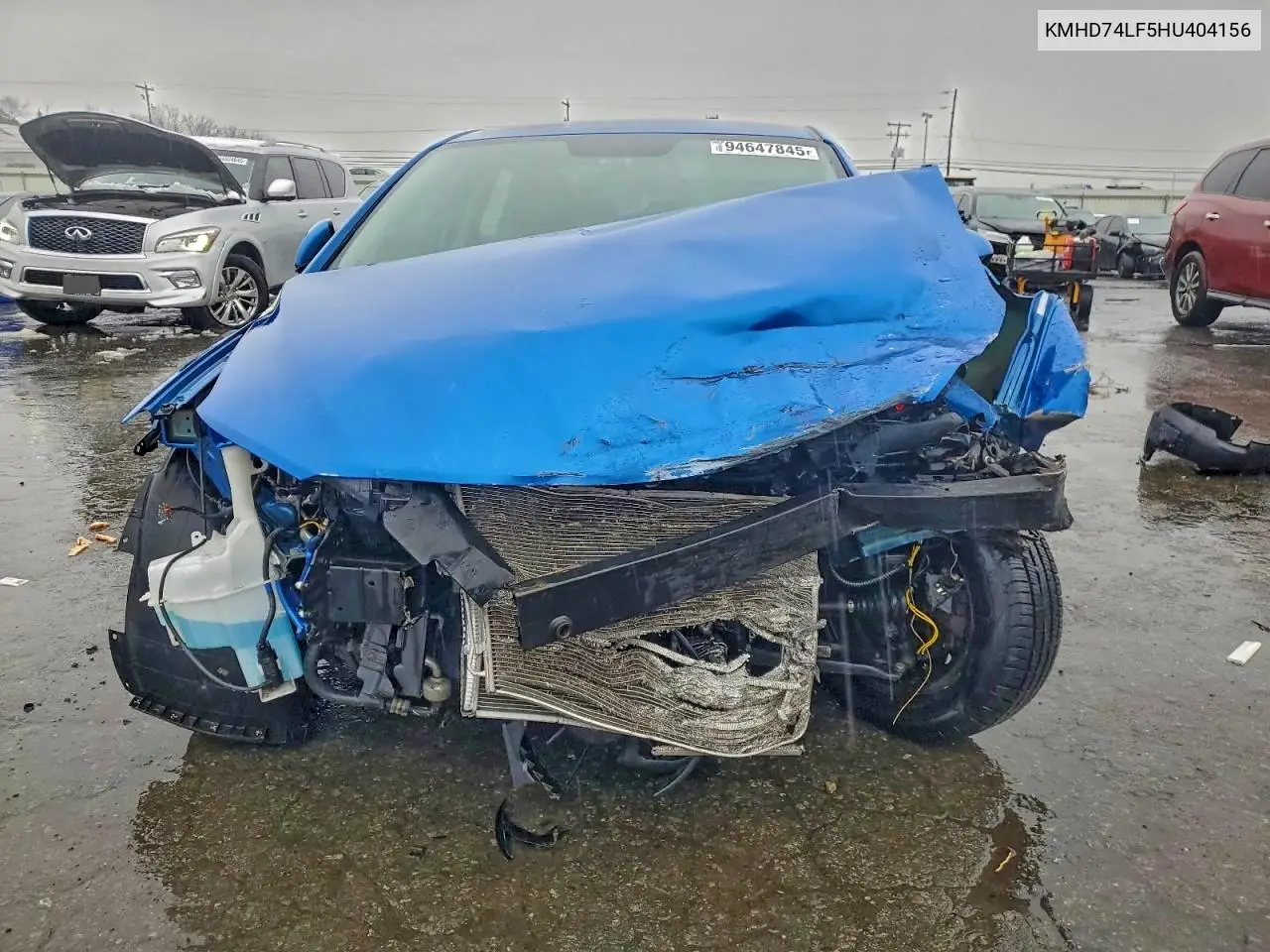 KMHD74LF5HU404156 2017 Hyundai Elantra Se