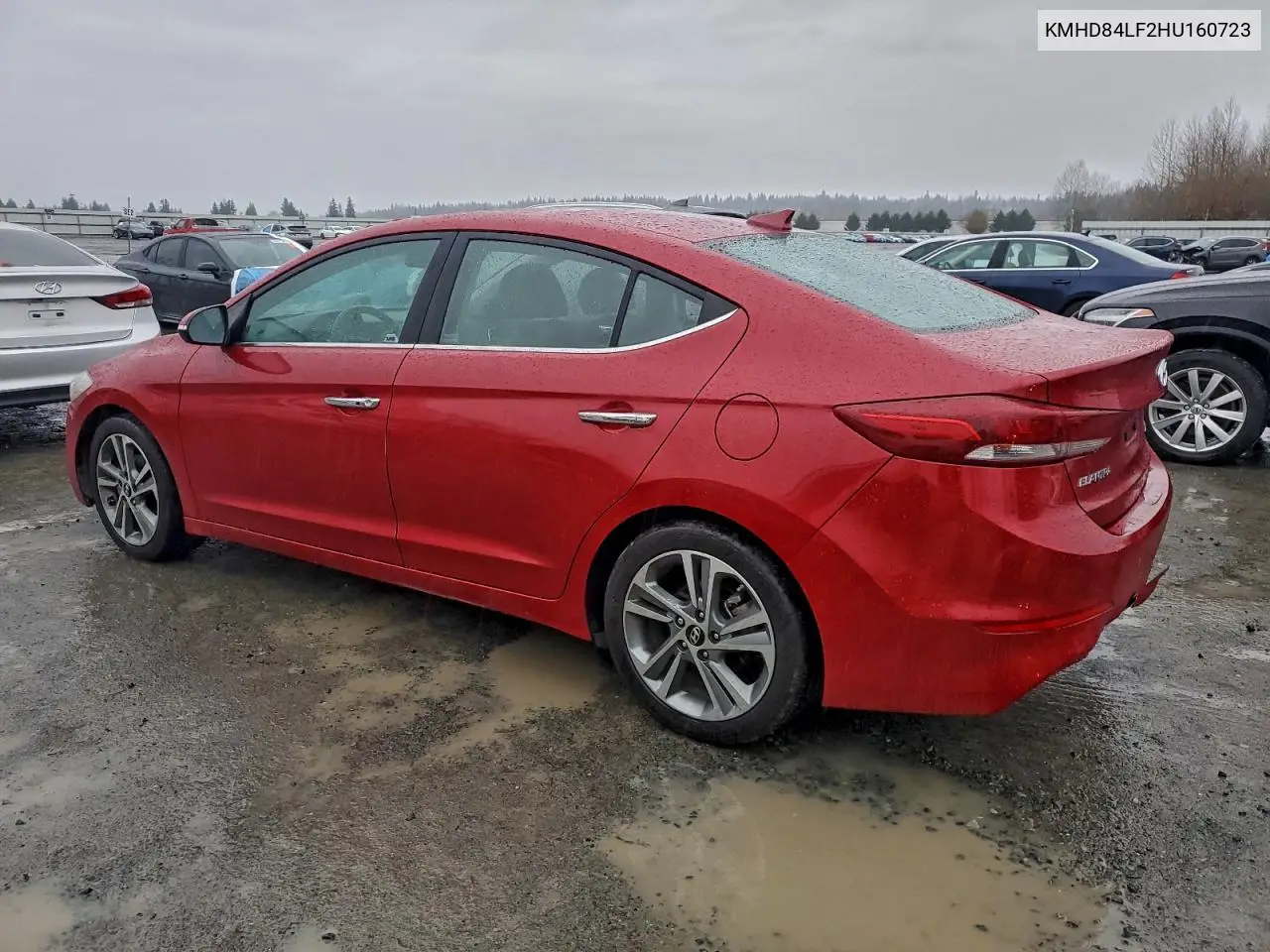 KMHD84LF2HU160723 2017 Hyundai Elantra Se