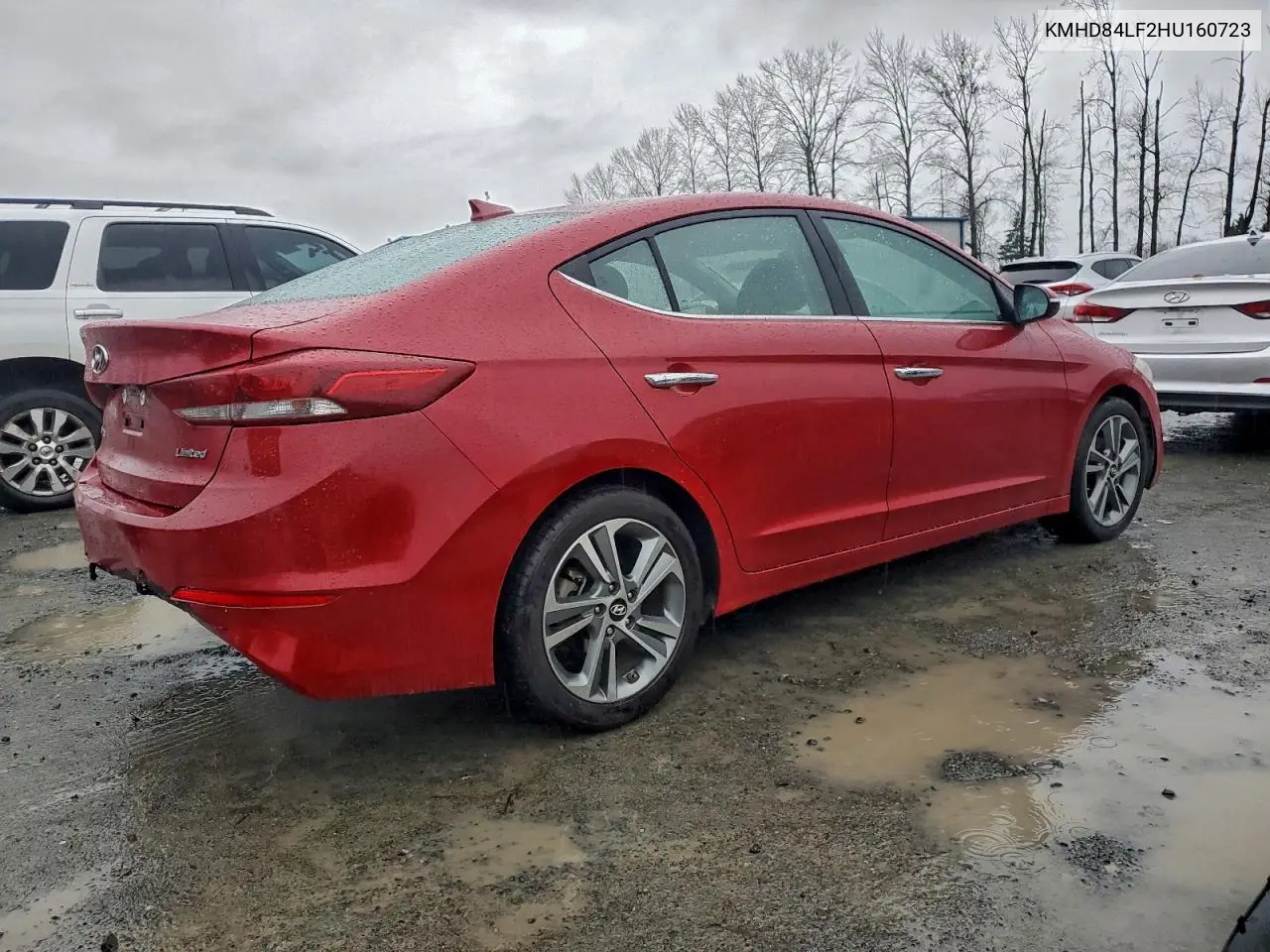 KMHD84LF2HU160723 2017 Hyundai Elantra Se