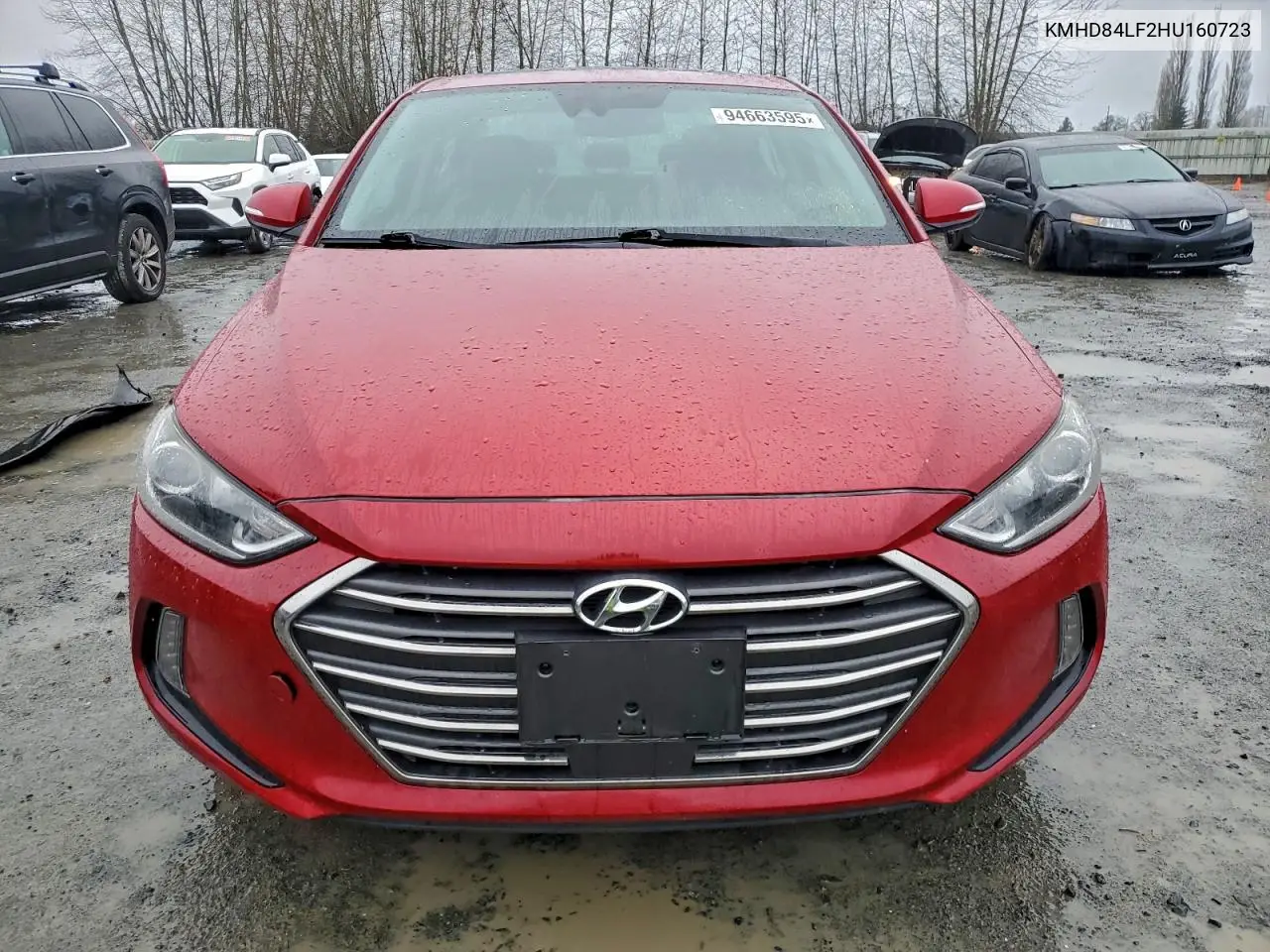 KMHD84LF2HU160723 2017 Hyundai Elantra Se