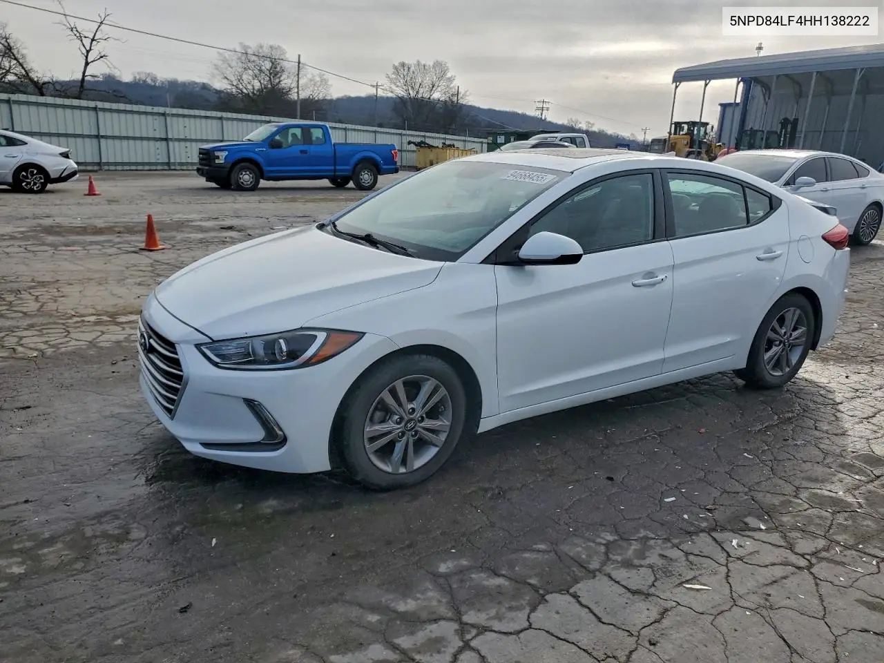 5NPD84LF4HH138222 2017 Hyundai Elantra Se