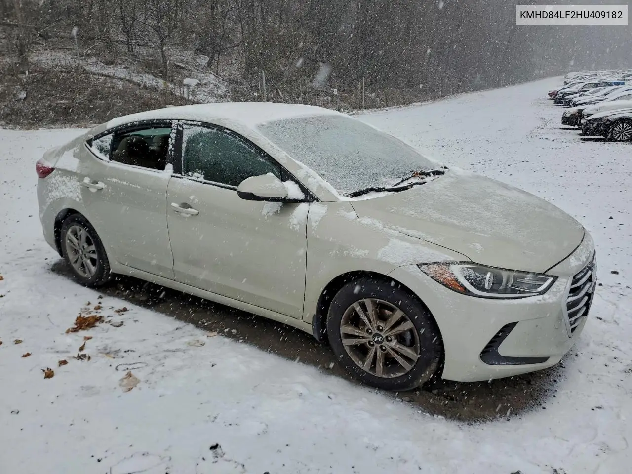 KMHD84LF2HU409182 2017 Hyundai Elantra Se