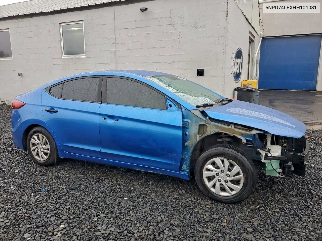 5NPD74LFXHH101081 2017 Hyundai Elantra Se