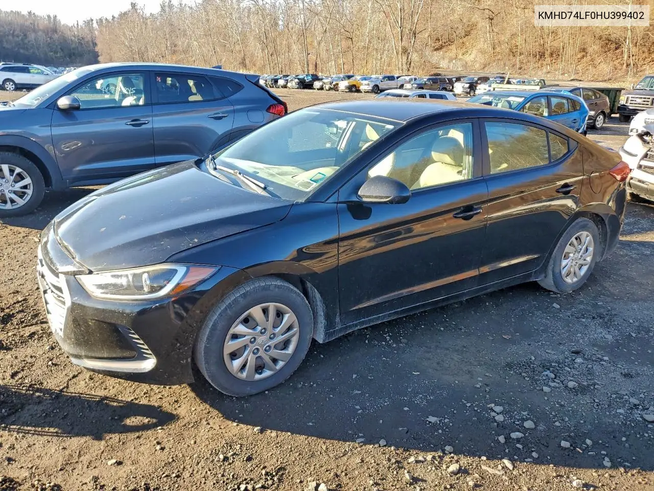 KMHD74LF0HU399402 2017 Hyundai Elantra Se
