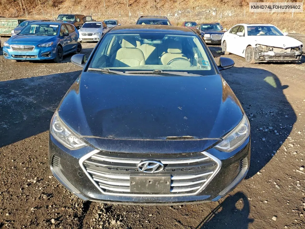 KMHD74LF0HU399402 2017 Hyundai Elantra Se