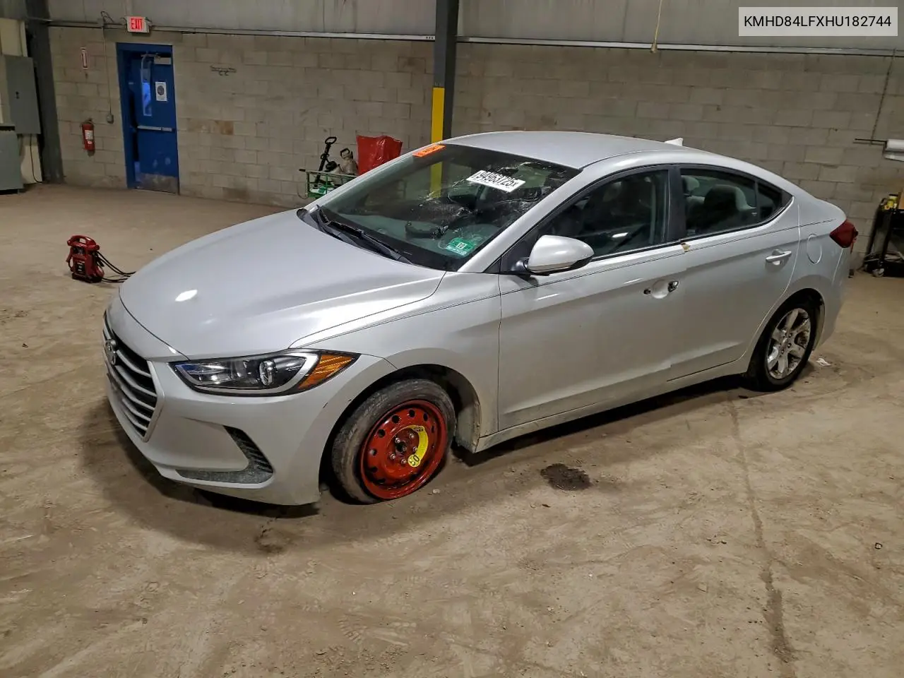 KMHD84LFXHU182744 2017 Hyundai Elantra Se