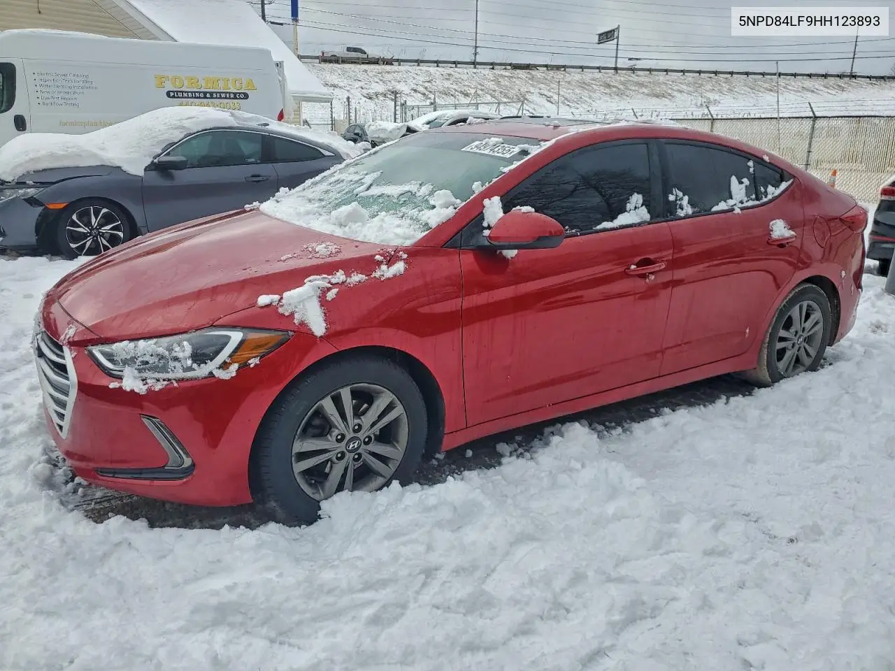5NPD84LF9HH123893 2017 Hyundai Elantra Se