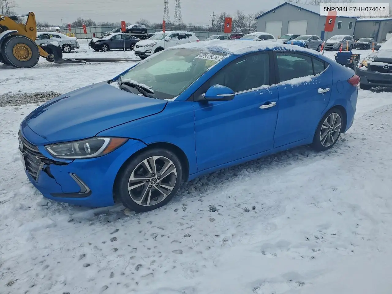 5NPD84LF7HH074645 2017 Hyundai Elantra Se