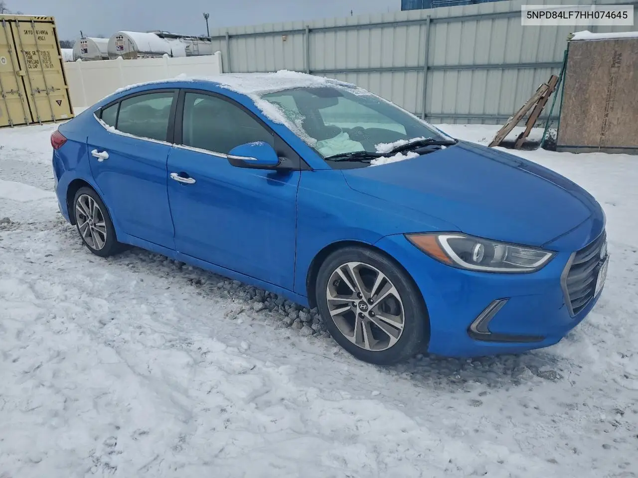 5NPD84LF7HH074645 2017 Hyundai Elantra Se