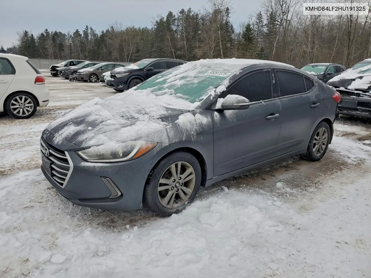 KMHD84LF2HU191325 2017 Hyundai Elantra Se
